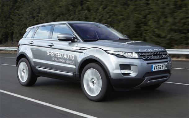 Land Rover cars will be equipped with nine-speed automatic gearboxes