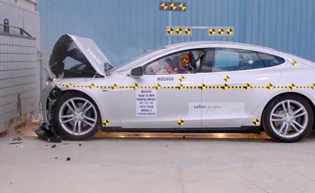 Top Safety of Model S 2014 from Tesla Retained