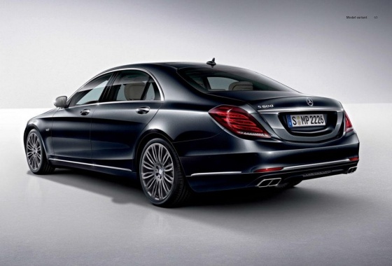 Early Spoiler of S600 from Mercedes