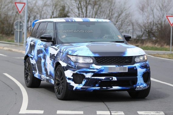 2015 Sport RS from Range Rover Presented in Blue and White