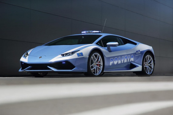 Rome Police Department - Now on Lamborghini Huracan