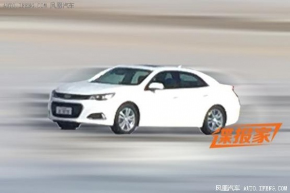 2016 Malibu from Chevrolet Spotted without Camouflage in China