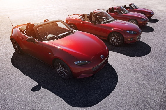 2016 MX-5 from Mazda costs $24,950