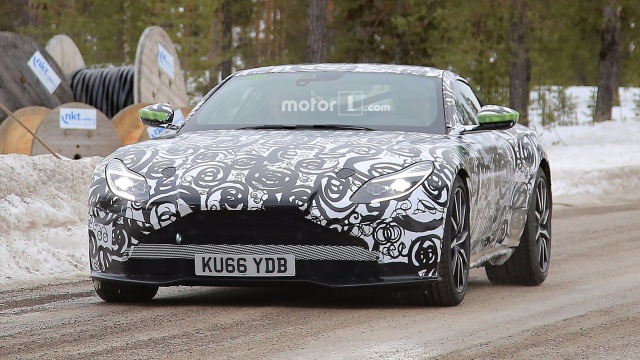 Paparazzi Caught Aston Martin DB11 S