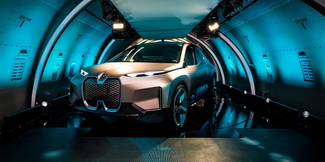A huge electric SUV from BMW debuted officially