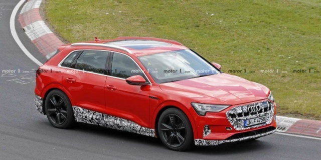 Audi took up tests of the e-Tron sports version on electricity