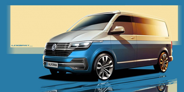 The announcement of the updated camper Volkswagen California