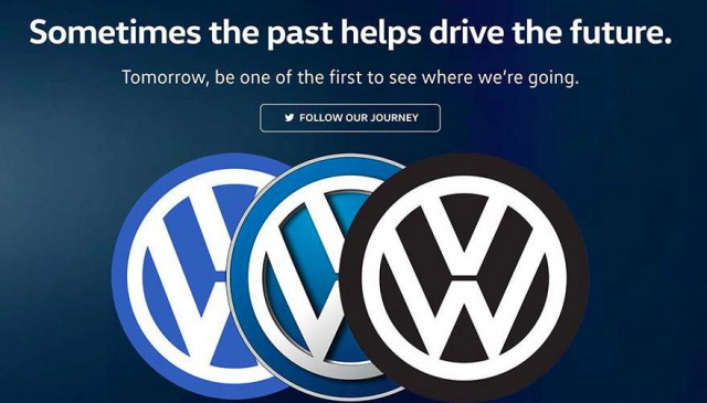 Volkswagen change the logo