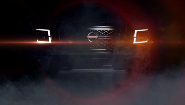 The "charged" Nissan Titan shown on the teaser