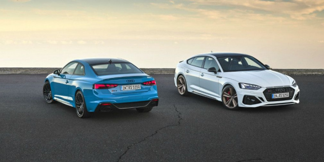 Audi has updated the "hot" RS5 coupe and liftback