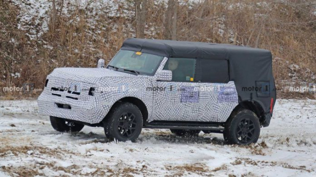 Ford Bronco 2021 first time went for tests