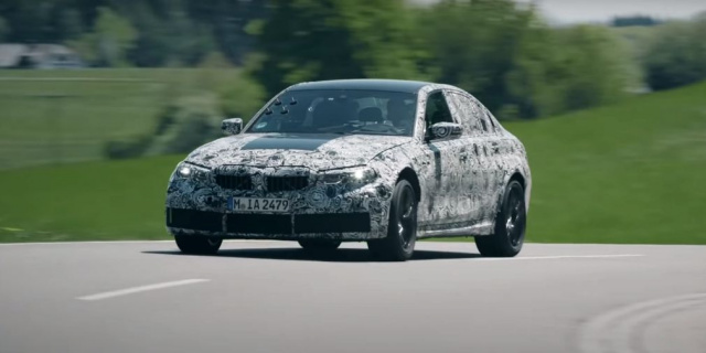 The new BMW M3 shown on video