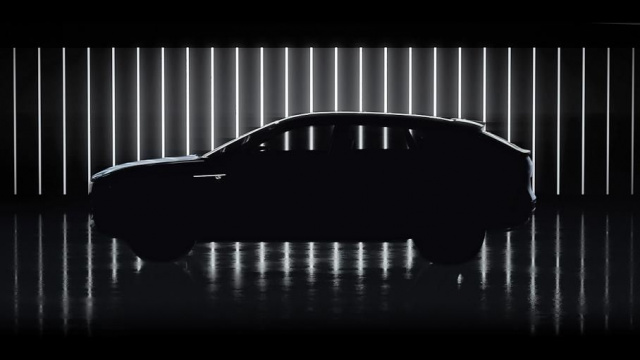 The teaser for the new electric Cadillac Lyriq
