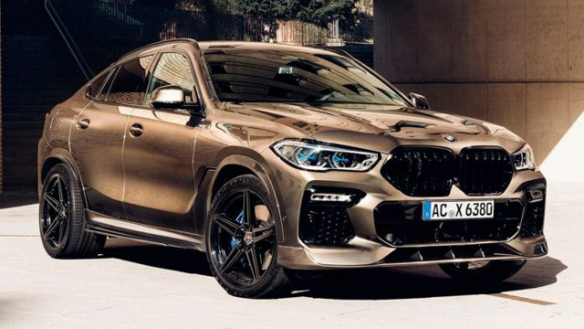 BMW X6 crossover became "gold" thanks to AC Schnitzer 