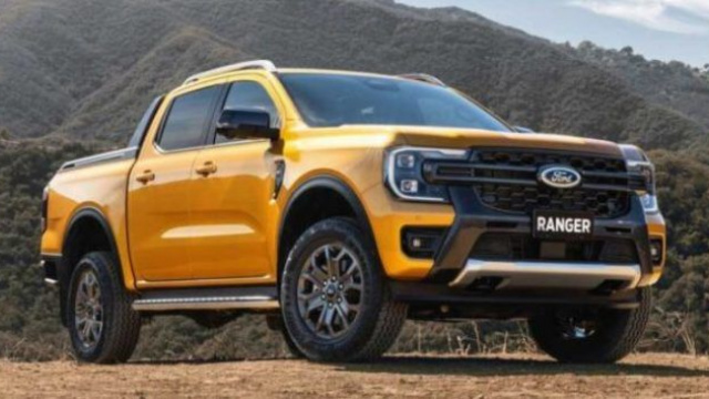The new generation of Ford Ranger shown in photos