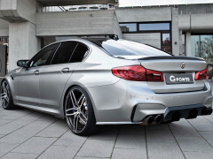 According to its vision, the German tuning studio G-Power redesigned the BMW M5 sports sedan, calling the car G5M Hurricane RR
