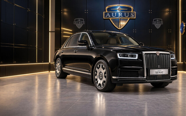 Facelifted Aurus Senat gets matrix headlights and a redesigned interior