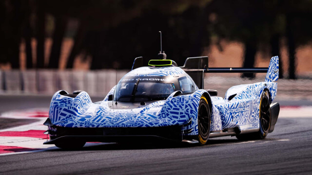 Ford's New V8 Hybrid LMDh Hypercar Hits The Track
