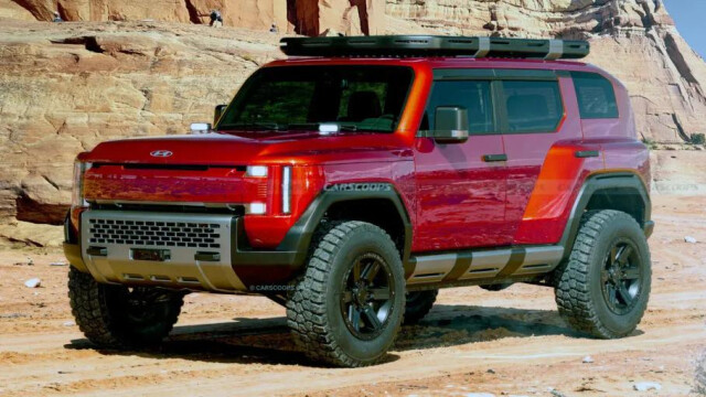 Production Hyundai Boulder body-on-frame off-roader revealed in patent leaks