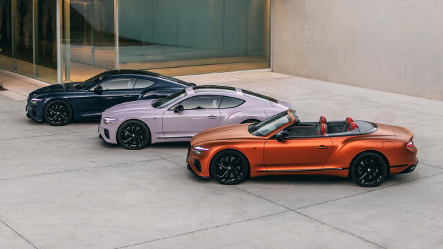 Three bespoke Bentley Continental models inspired by celestial bodies