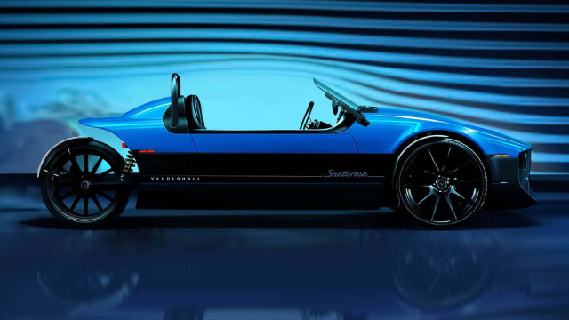 Electric trike revealed: Vanderhall Santarosa Launch Edition
