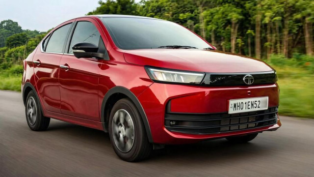 Compact Tata Aeris sedan breaks cover with updated styling and 1.2-liter engines