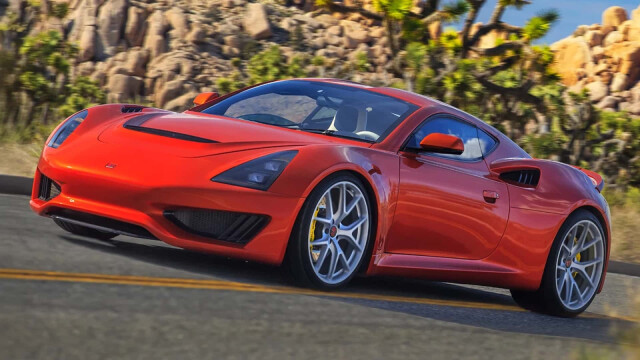 Mid-Engine Saleen S1 Sports Car and S1 Race