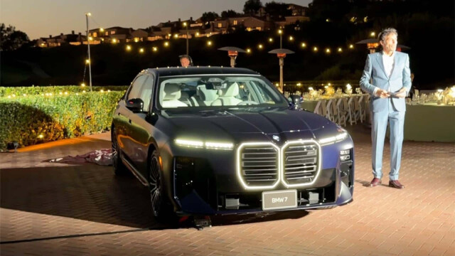 BMW M760 xDrive luxury sedan with 570-hp twin-turbo V8