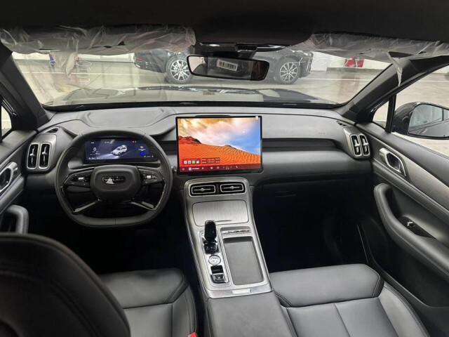 Updated Volga K40 interior with reworked dashboard and new physical buttons