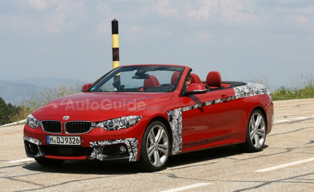 BMW 4 Series Convertible Lowers its Top in Secret Pictures