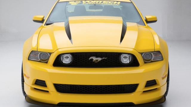 Vortech Yellow Jacket Ford Mustang Shown Before SEMA Event