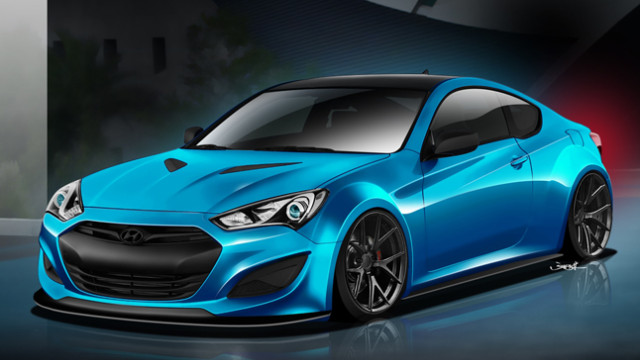 Style is Principal for Atlantis Blue JP Version Genesis Coupe 