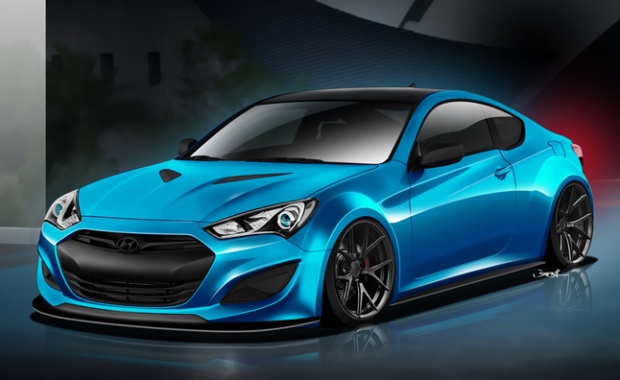 Style is Principal for Atlantis Blue JP Version Genesis Coupe 