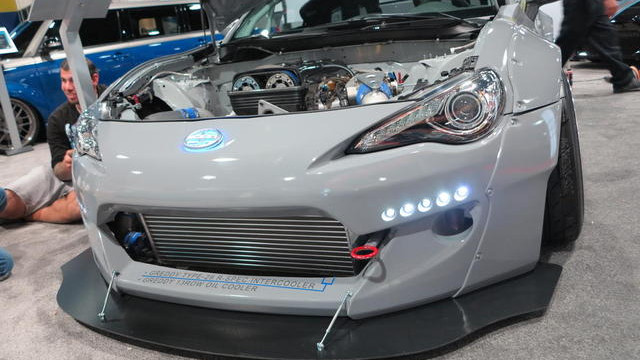 Supra-Enhanced FR-S Headlines Scion SEMA Customs