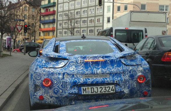 BMW i8 Hybrid Sports Model Noticed in Germany