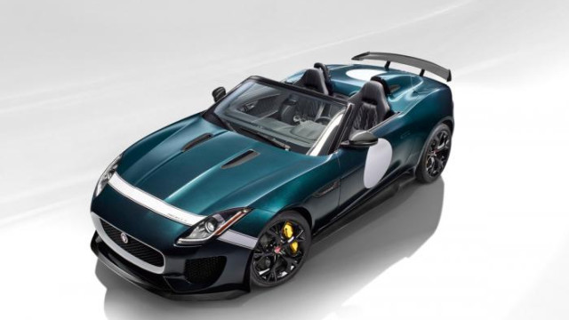 Presentation of F-Type Project 7 from Jaguar at French Race Ground