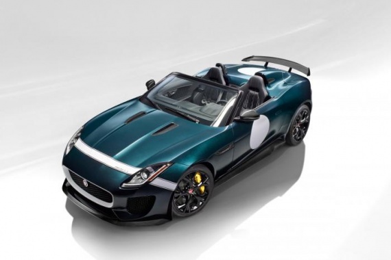 Presentation of F-Type Project 7 from Jaguar at French Race Ground