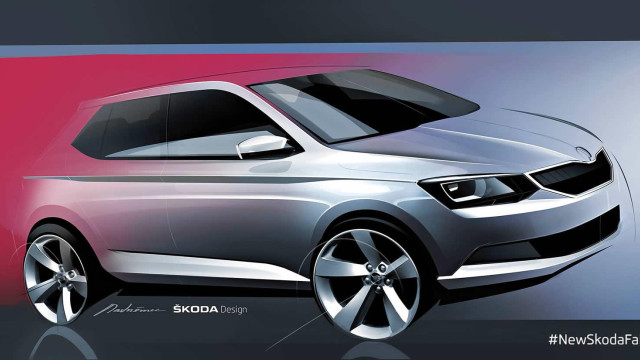 Design Sketch Leaked Next Yearâ€™s Skoda Fabia