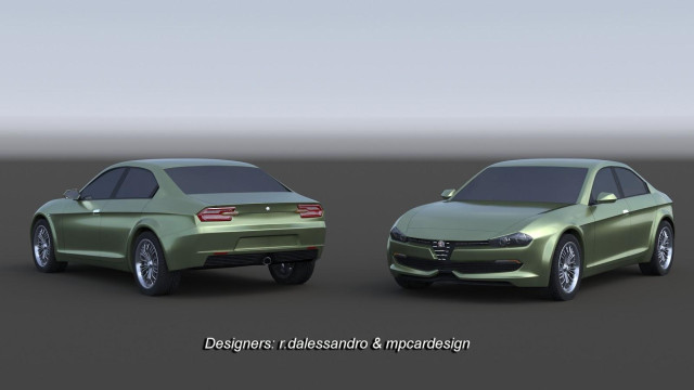 Alfa Romeo Giulia of 2016 is Envisioned with Retro Ticks