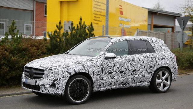 Mercedes-Benz GLC 63 AMG Returns on Spy Images