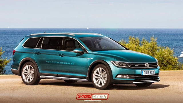 Volkswagen Passat Alltrack Presents its New Body Rendering