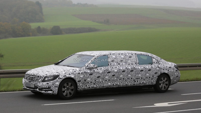Mercedes-Maybach S-Class Pullman will be shown at the Motor Show in Geneva in 2015