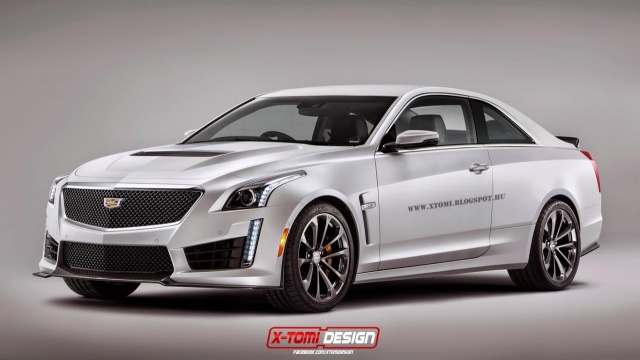 Cadillac CTS-V Coupe of 2016 has been Rendered