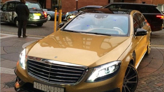 Mercedes-Benz S63 AMG tuned Brabus was caught in the capital o England