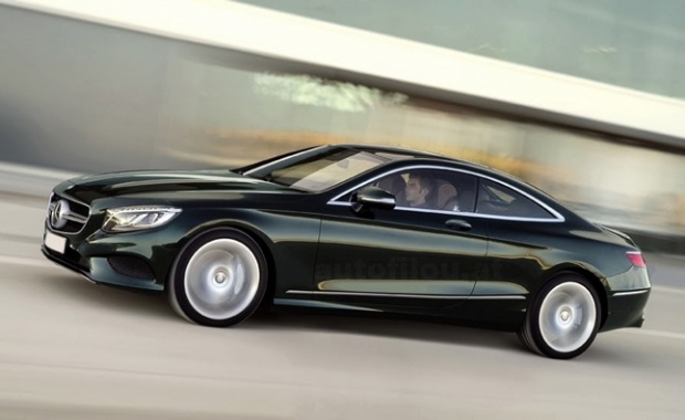 First Leaked Look of Mercedes S-Class Coupe