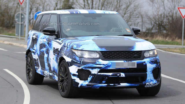 2015 Sport RS from Range Rover Presented in Blue and White