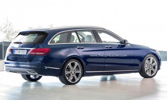 The Look of C-Class Estate from Mercedes-Benz without Camouflage