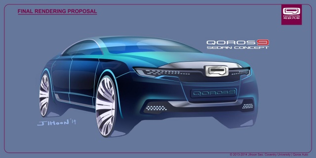 Flagship Idea of 9 Sedan from Qoros