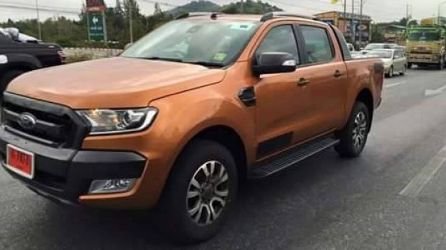 2015 Ford Ranger Wildtrak spied naked in Thailand