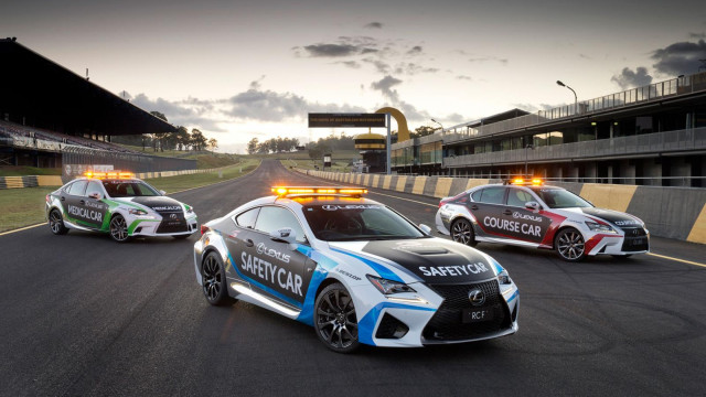 Lexus RC F Safety Car Presented for Eight-Cylinder Supercars